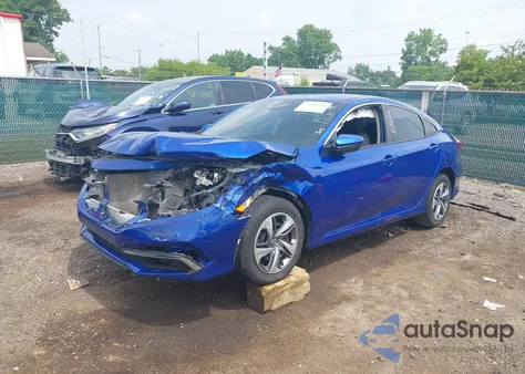 2020 Honda Civic Lx z USA, uszkodzony, nr VIN 2HGFC2F6XLH558769